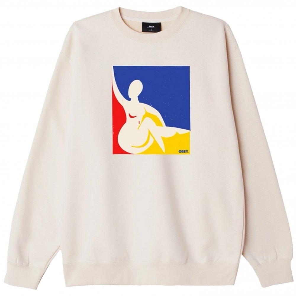 Obey Propaganda Julia Graphic Crewneck Sweatshirt Xl
